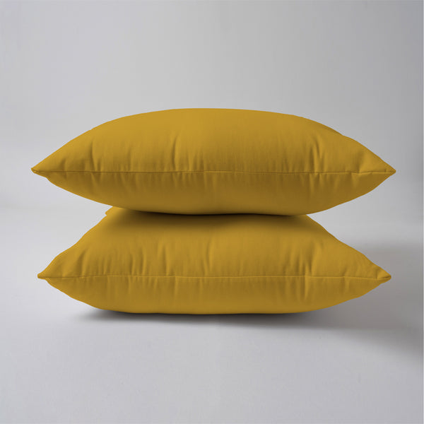 Brady Square Sofa Cushion (Mustard Yellow) - Set Of Two