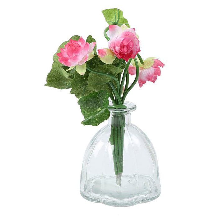 Buy Bi-Oval Styled Vase - Transparent at Vaaree online | Beautiful Vase to choose from