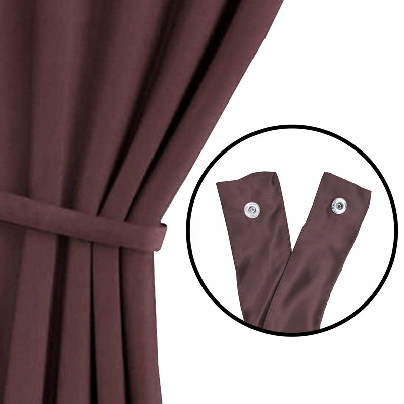 Buy Nigel Blackout Curtain - Coffee Curtains from Vaaree