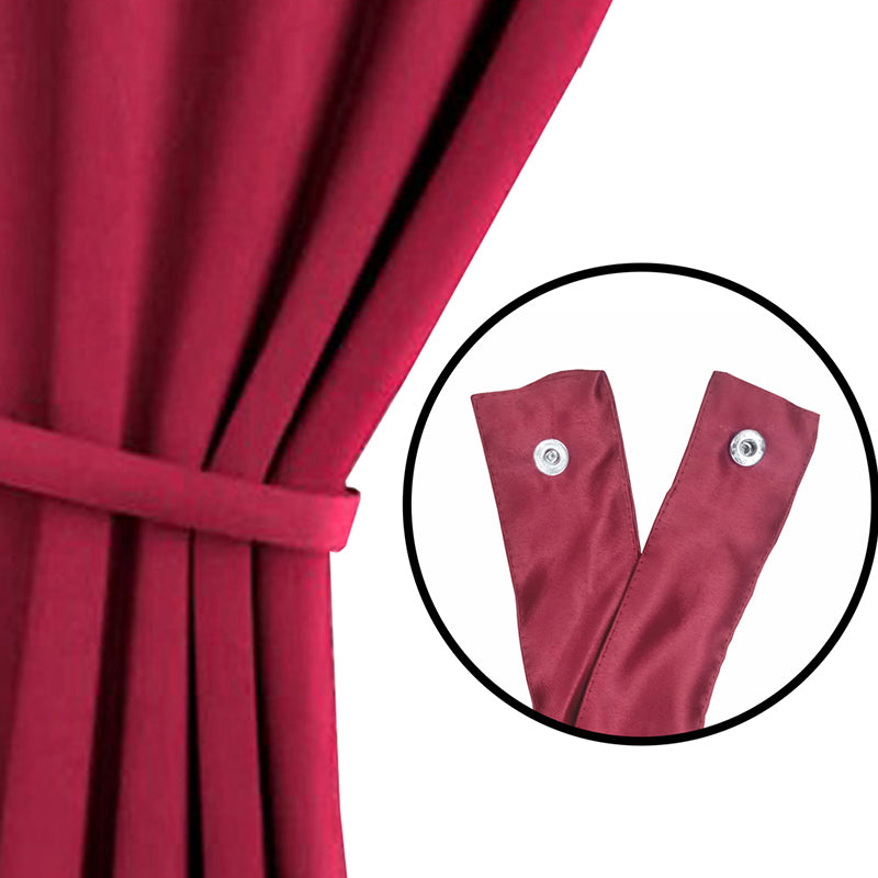 Buy Nigel Blackout Curtain - Maroon Curtains from Vaaree