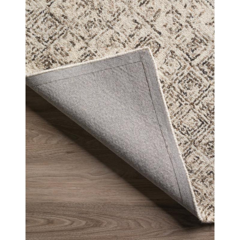 Buy Timeless Textures Hand Tufted Rug - Brown & White Rugs from Vaaree