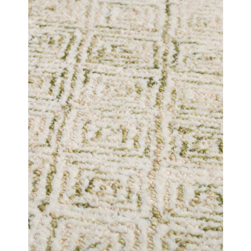 Buy Timeless Textures Hand Tufted Rug - Olive & White Rugs from Vaaree