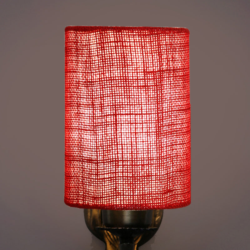 Wall Lamp - Love Gleam Atva Cylindrical Wall Lamp - Maroon