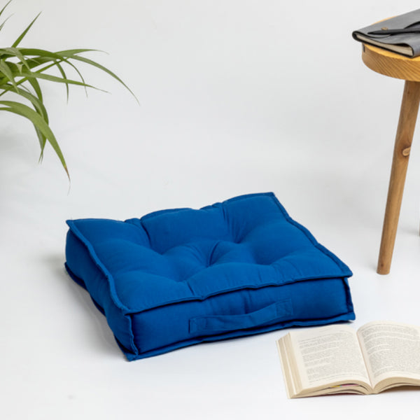 Buy Floor Cushion - Classic Blue Floor Cushions from Vaaree