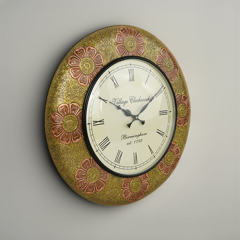 Wall Clock - Denera Floral Wall Clock