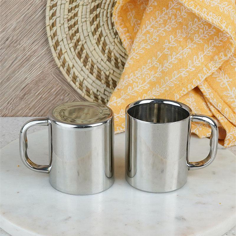 Buy Martha Stainless Steel Mug (200 ML) - Set Of Four Mug & Tea Cup from Vaaree