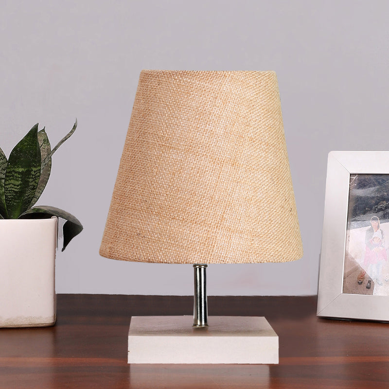 Table Lamp - Alsa Table Lamp With Jute Shade - Beige