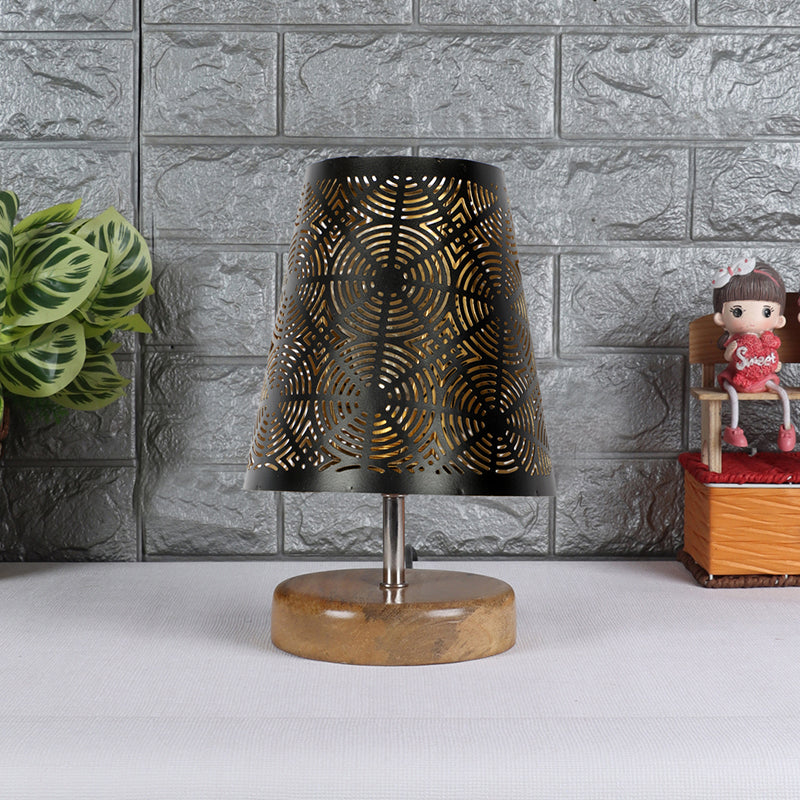 Table Lamp - Neso Etched Table Lamp - Black