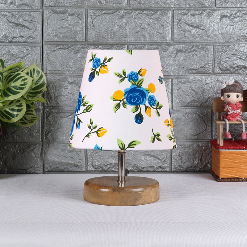 Table Lamp - Petricho Blue Fluer Table Lamp