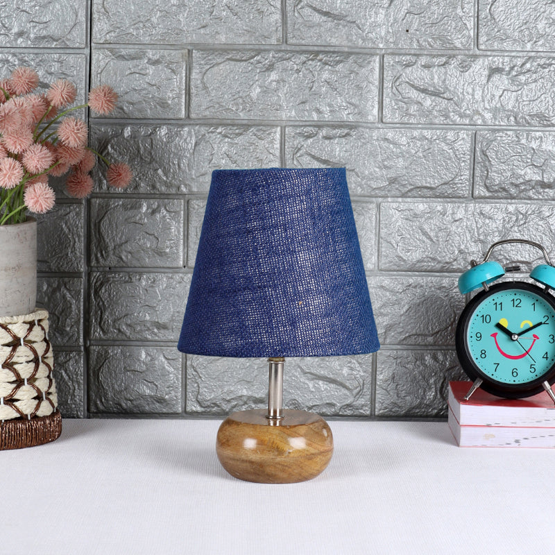 Table Lamp - Astrova Table Lamp With Jute Shade - Blue