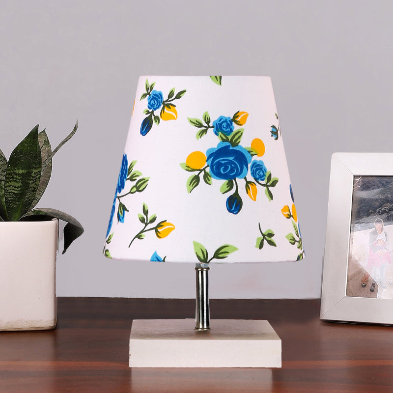 Table Lamp - Alsa Blue Fleur Table Lamp