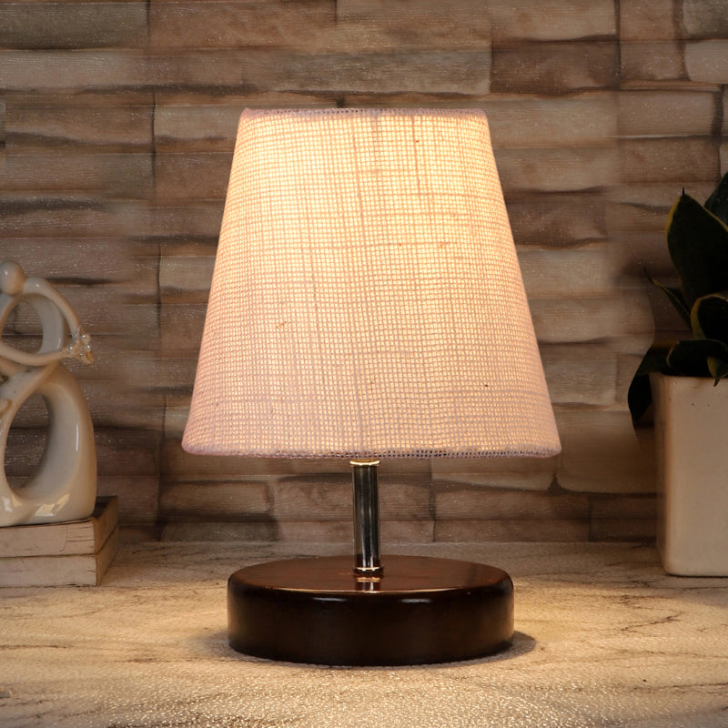 Table Lamp - Mita Table Lamp With Jute Shade - White