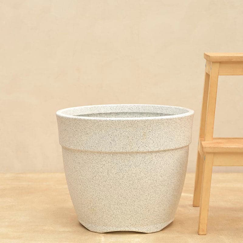 Buy Ugaoo Barca Round Large Planter - White Pots & Planters from Vaaree