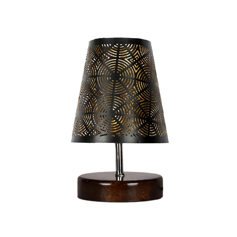 Table Lamp - Mita Flora Etched Table Lamp