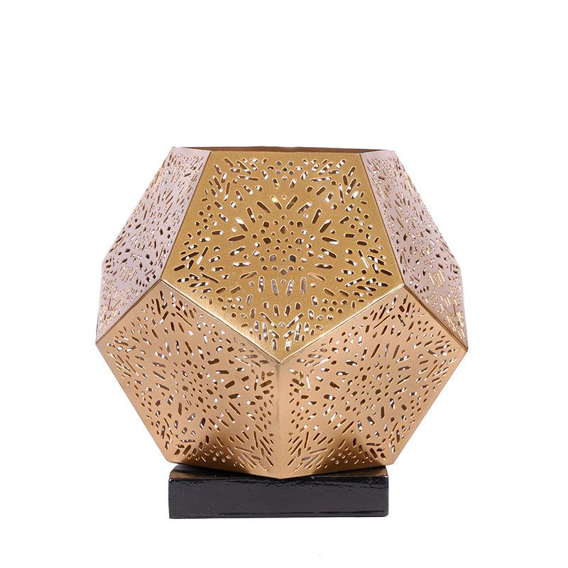 Buy Hexagon Etched Regal Table Lmap Table Lamp from Vaaree