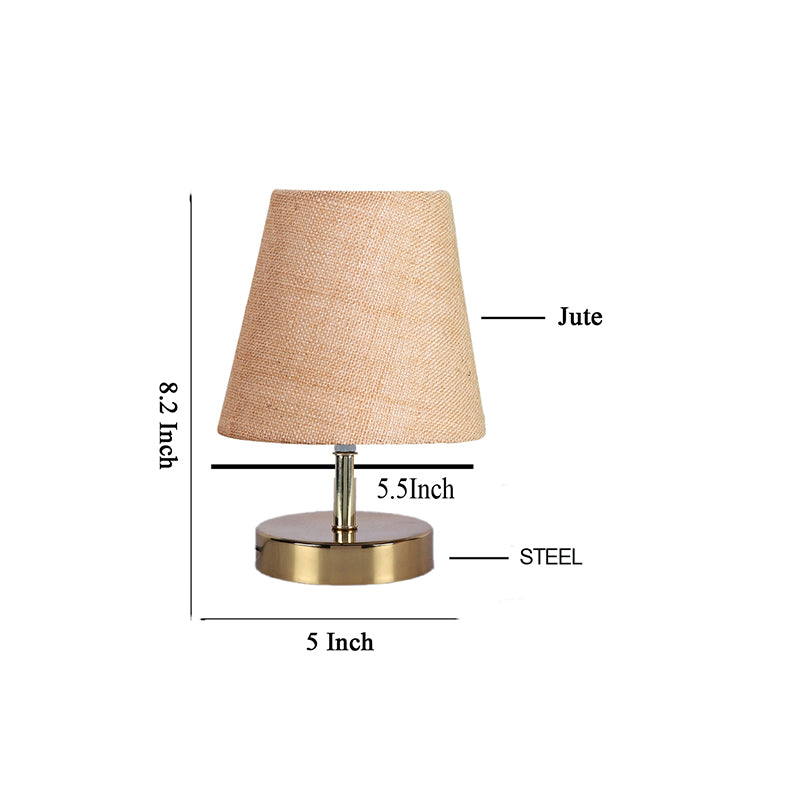 Table Lamp - Alba Table Lamp With Jute Shade - Beige