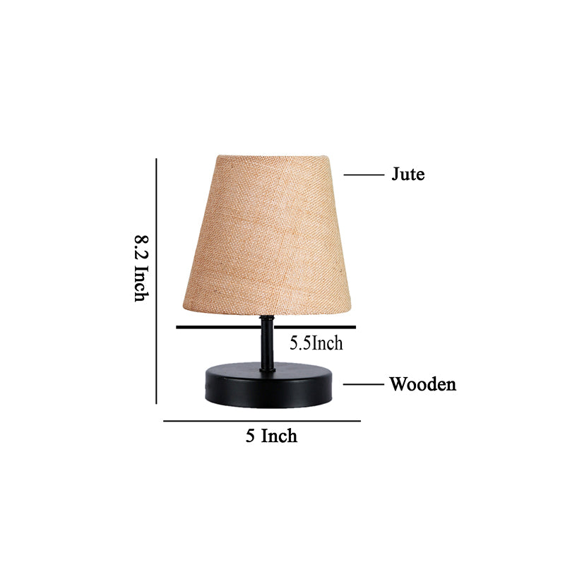 Table Lamp - Otravo Table Lamp With Jute Shade - Beige