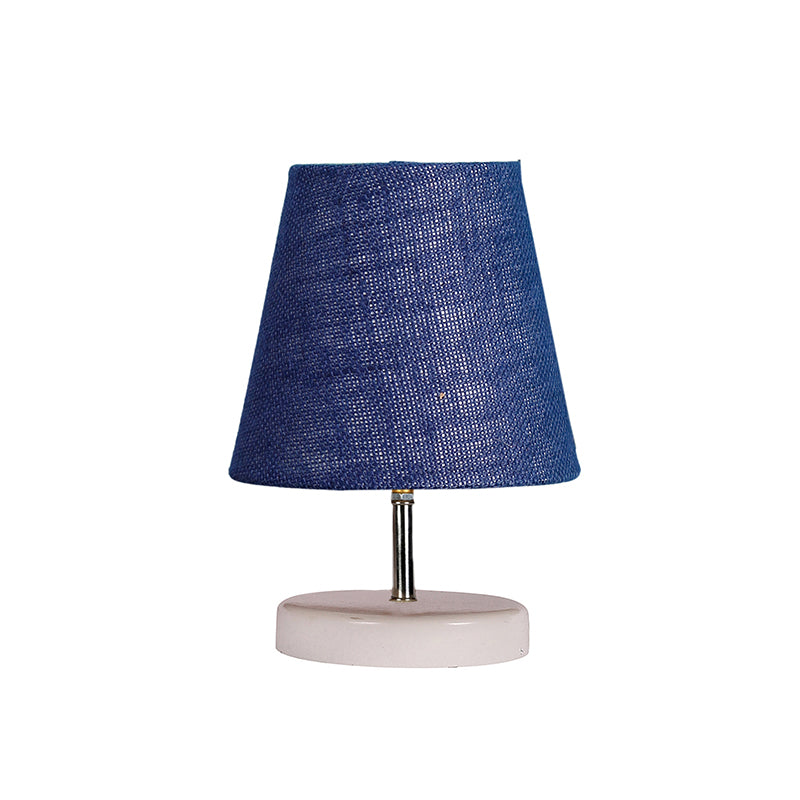 Table Lamp - Vero Table Lamp With Jute Shade - Blue