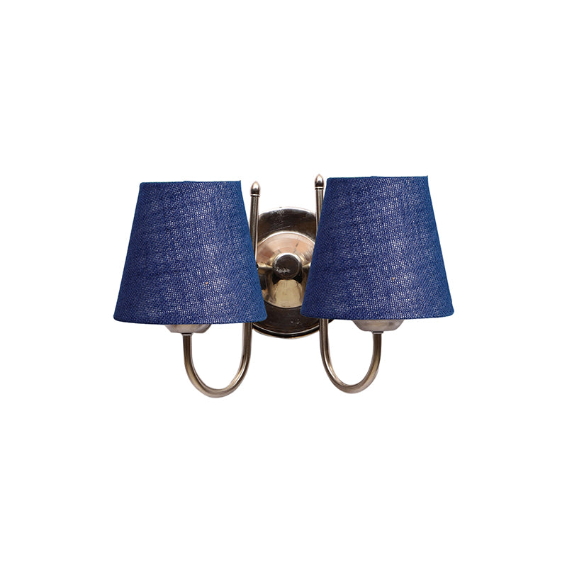 Wall Lamp - Veda Duo Conical Wall Lamp - Blue