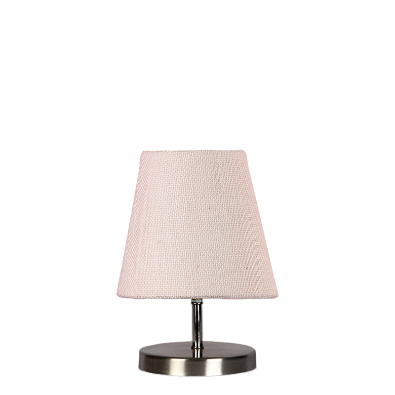 Table Lamp - Vidro Table Lamp With Jute Shade - White