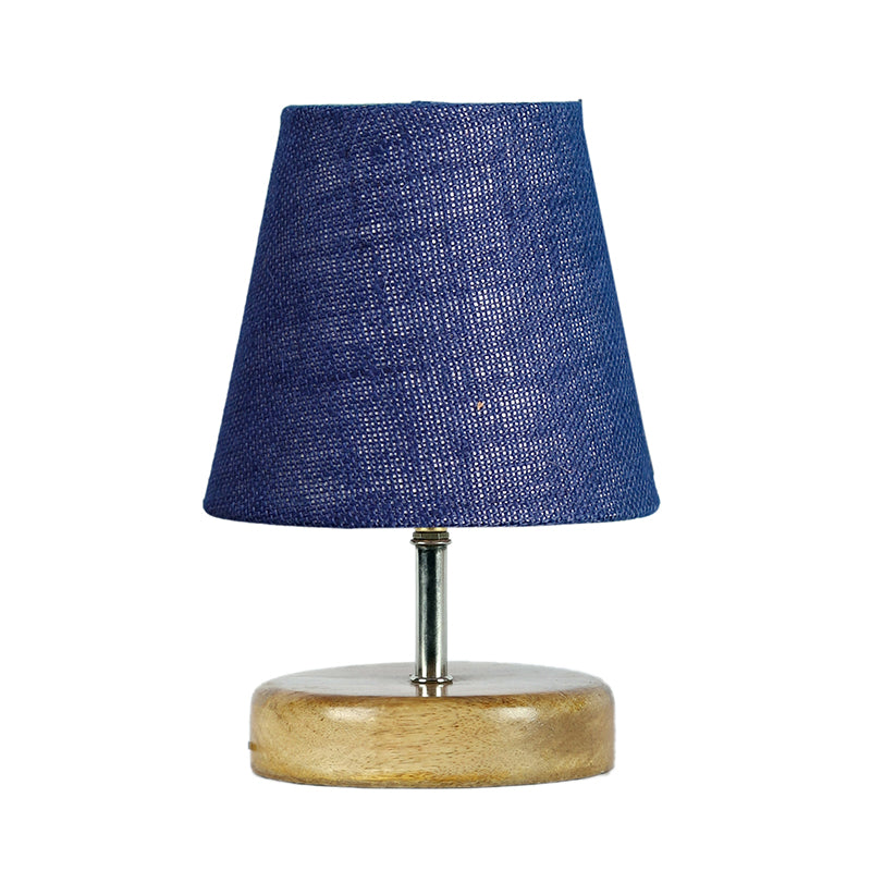 Table Lamp - Petricho Table Lamp With Jute Shade - Blue