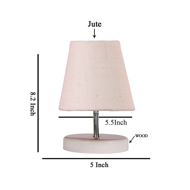 Table Lamp - Vero Table Lamp With Jute Shade - White