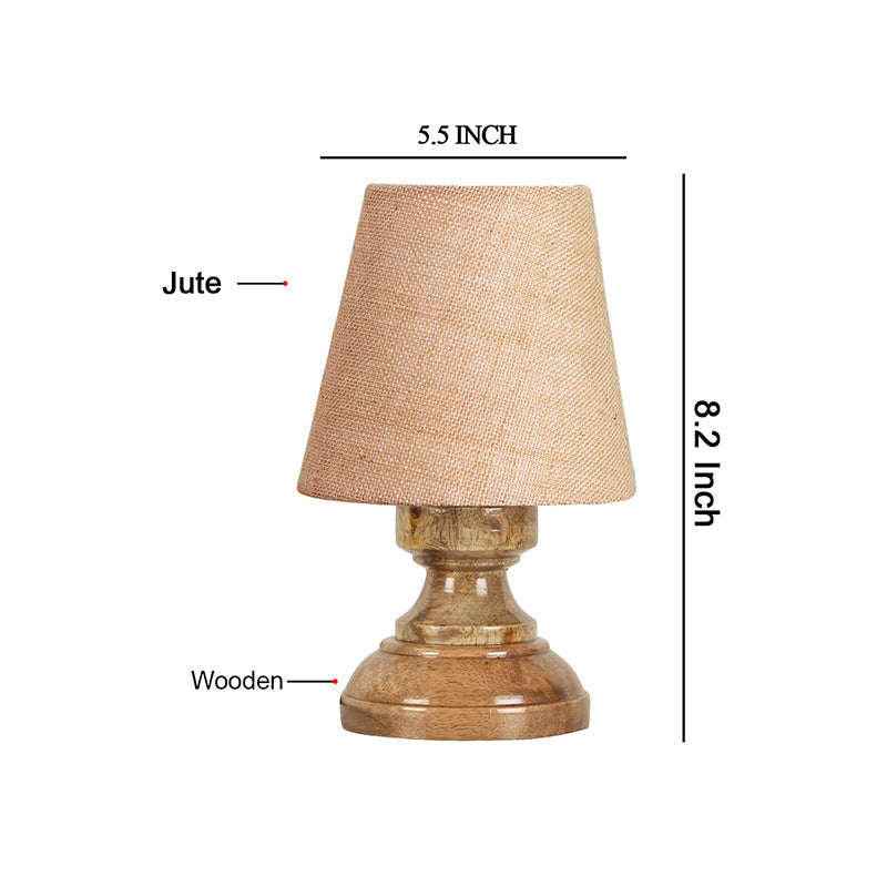 Table Lamp - Harolda Table Lamp With Jute Shade - Beige