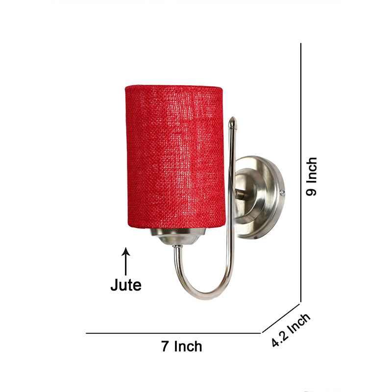 Wall Lamp - Altura Cylindrical Wall Lamp - Maroon