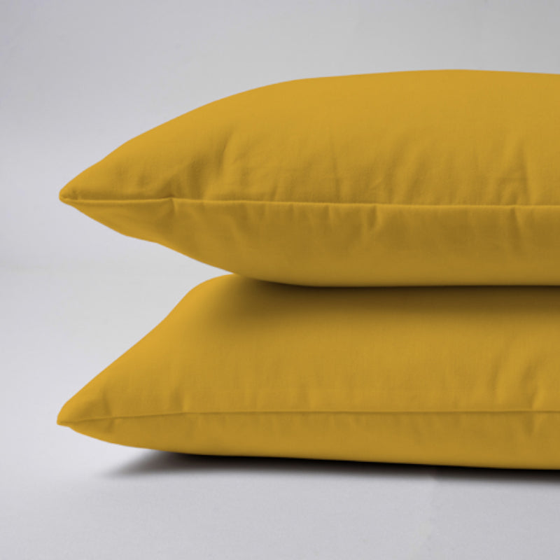 Buy Leslie Sofa Cushion (Mustard Yellow) - Set Of Two Cushions from Vaaree