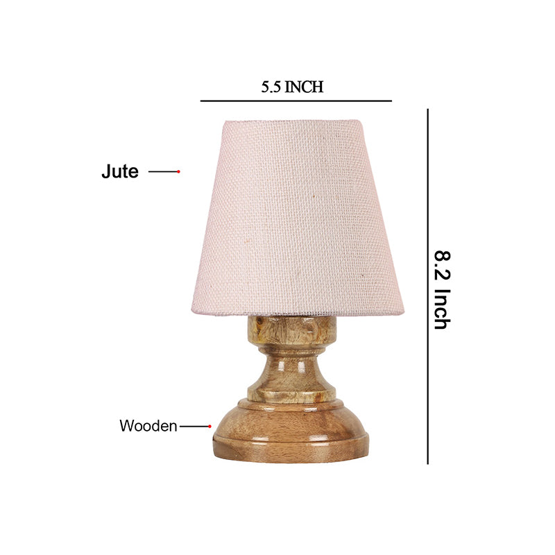 Table Lamp - Harolda Table Lamp With Jute Shade - White