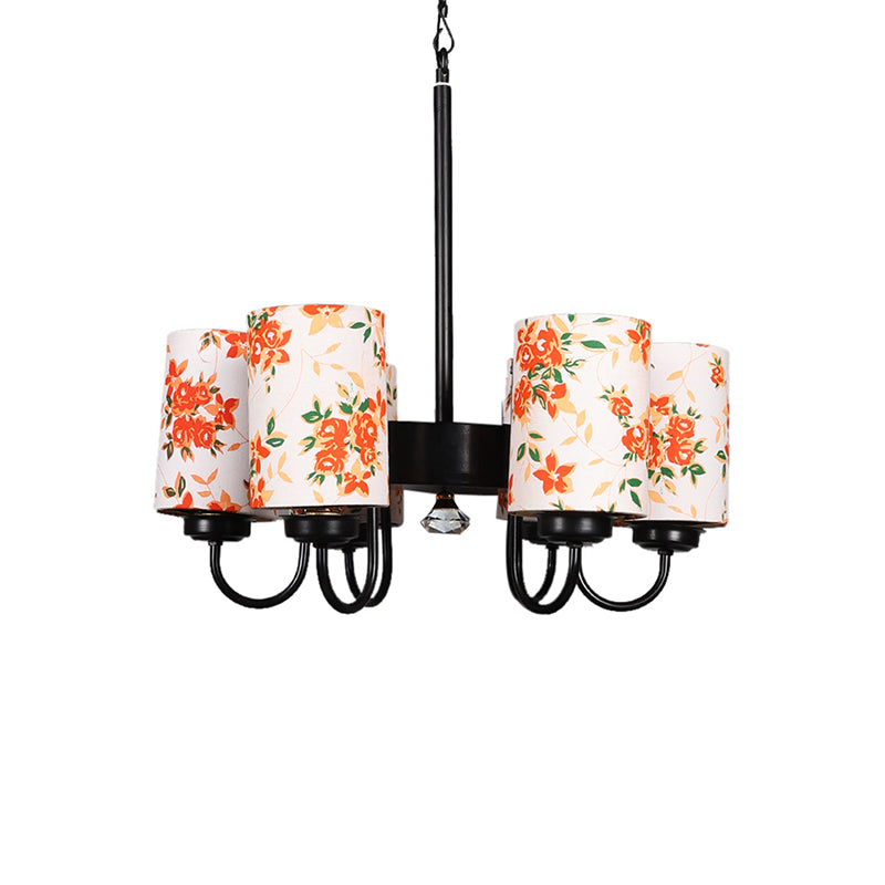 Ceiling Lamp - Ibis Flora Cylindrical Viya Chandelier