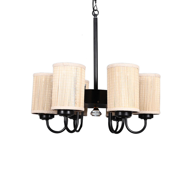 Buy Alura Viya Chandelier - Beige Ceiling Lamp from Vaaree