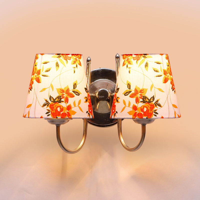 Wall Lamp - Veda Duo Ibis Flora Conical Wall Lamp