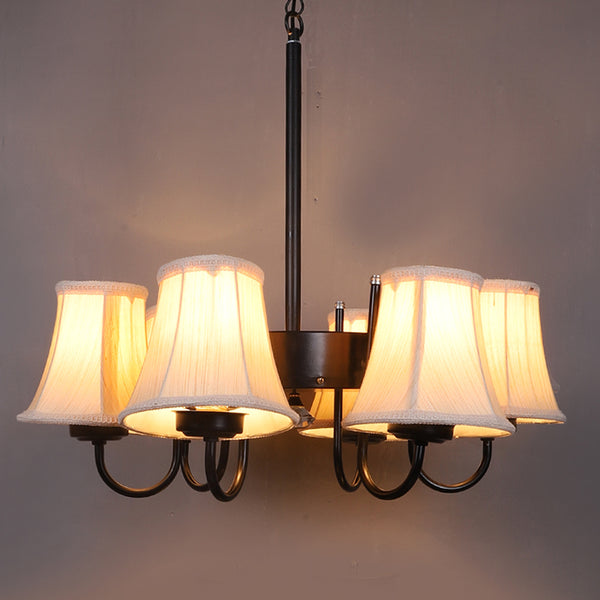 Ceiling Lamp - Bellona Conical Viya Chandelier- Off White