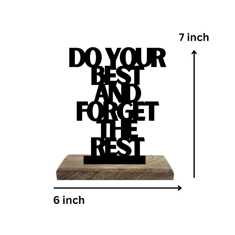 Buy Optimal Mindset Boundless Efforts Typography Showpiece - Set Of Two Showpieces from Vaaree