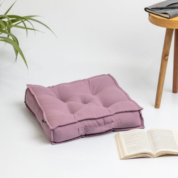 Buy Tara Floor Cushion - Lilac Purple Floor Cushions from Vaaree