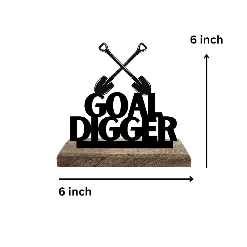 Buy Rise Up Goal Digger Typography Showpiece - Set Of Two Showpiece from Vaaree