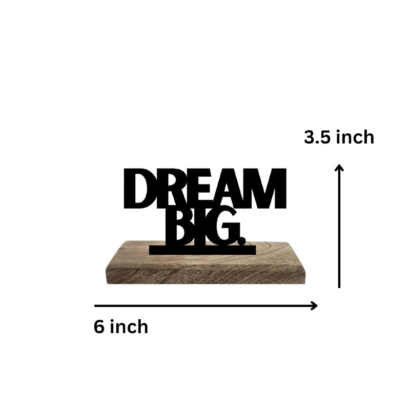 Buy Big Dreams Strong Spirit Typography Showpiece - Set Of Two Showpiece from Vaaree