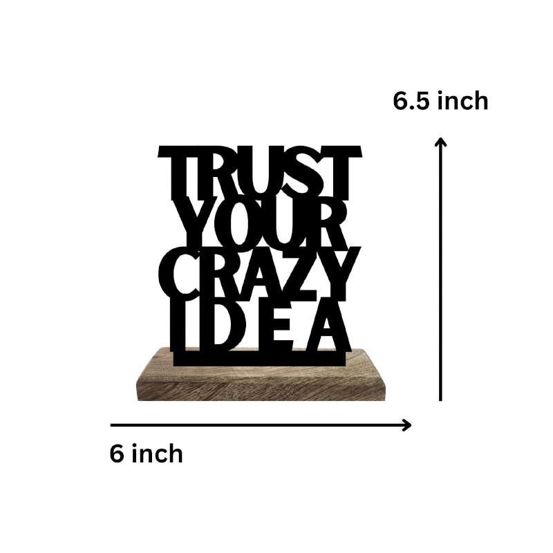 Buy Crazy Hustle Momentum Typography Showpiece - Set Of Two Showpiece from Vaaree