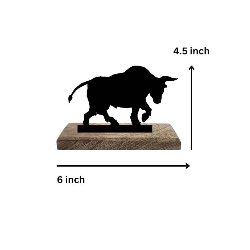 Buy Bull and Bear Dynamics Showpiece - Set Of Two Showpieces from Vaaree