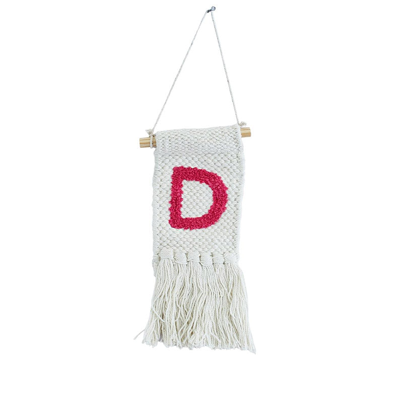 Wall Tapestry - D Monogram Mini Wall Hanging