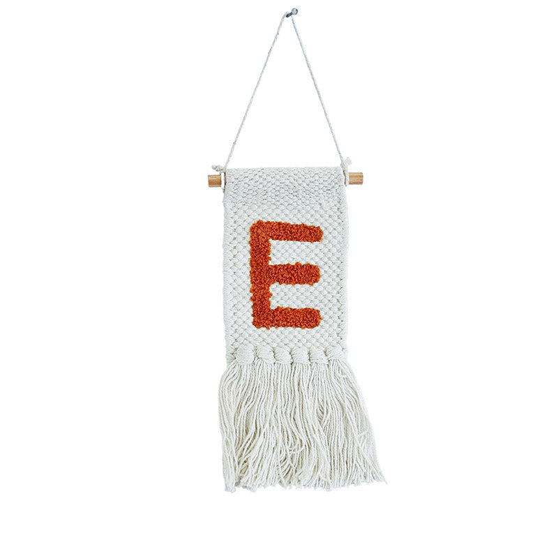 Wall Tapestry - E Monogram Mini Wall Hanging