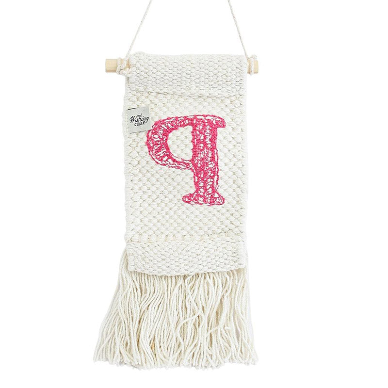 Wall Tapestry - P Monogram Mini Wall Hanging