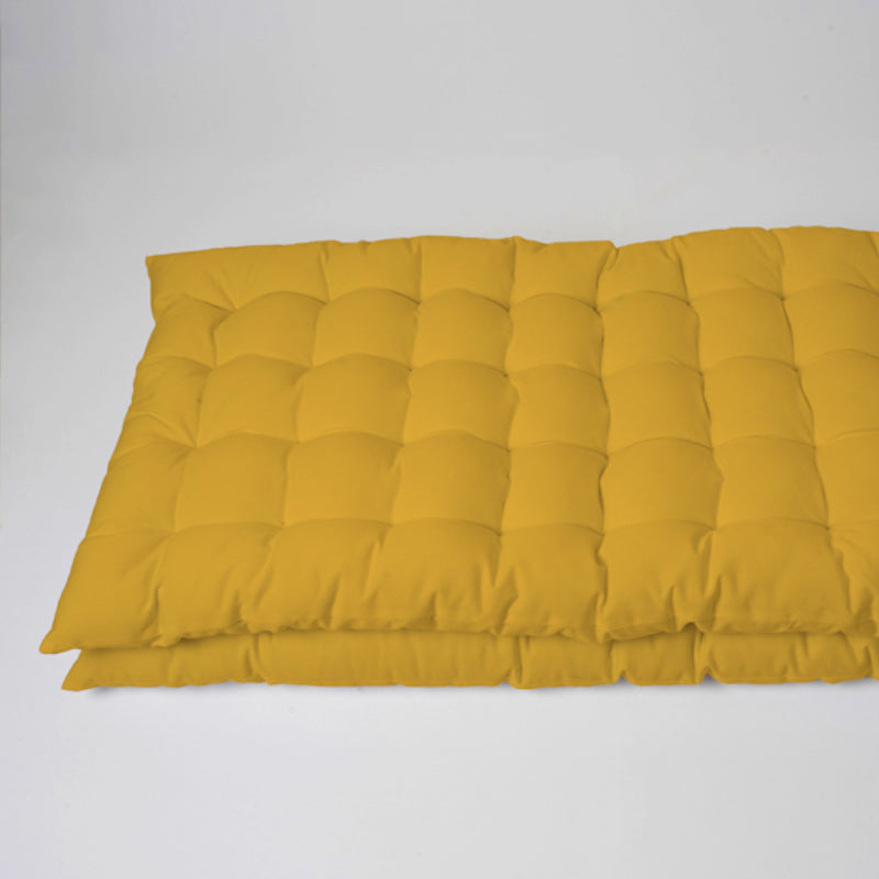 Buy Travis Floor Cushion (Mustard Yellow) - Set Of Two Floor Cushions from Vaaree