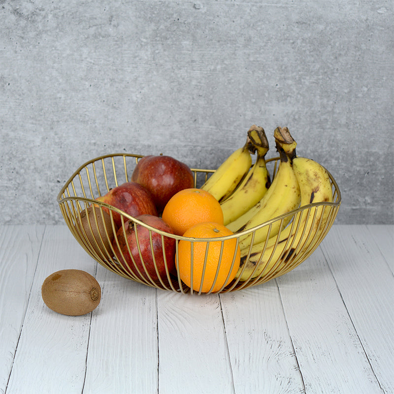 Fruit Basket - Ruflo Fruit Basket - Gold