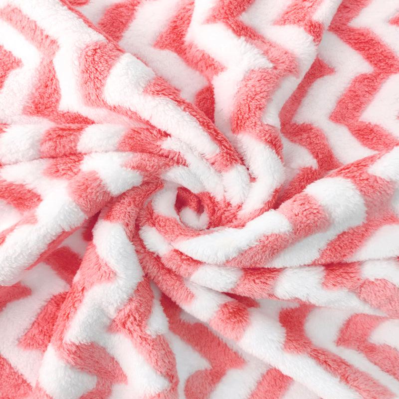 Buy Mervo Stripe Bath Towel (Peach & Blue) - Set Of Two Bath Towels from Vaaree