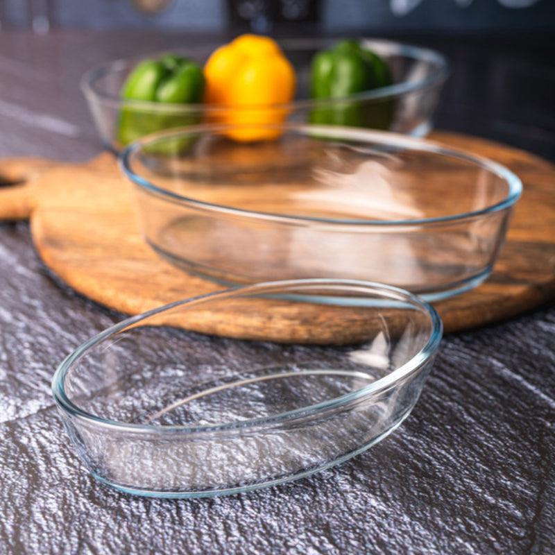 Buy Alpa Oval Glass Baking Dish Baking Dish from Vaaree