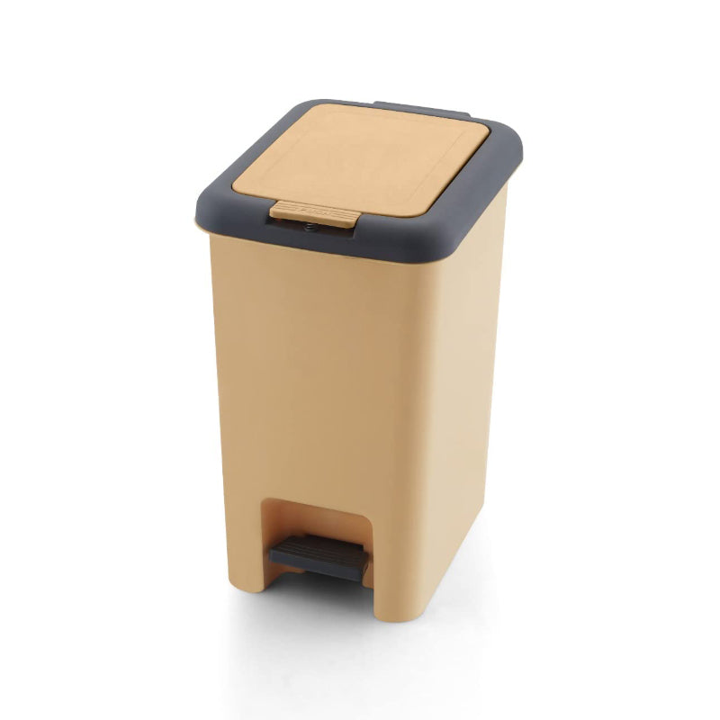 Buy Empto Pedal Dustbin - Beige Dustbin from Vaaree