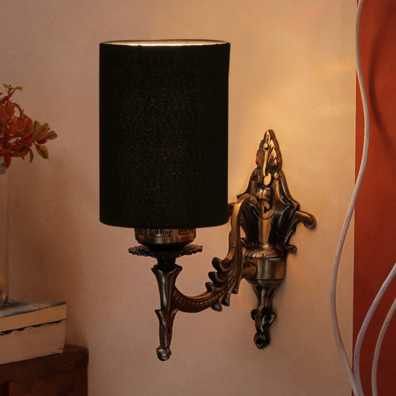 Wall Lamp - Vista Edrel Cylindrical Wall Lamp - Black