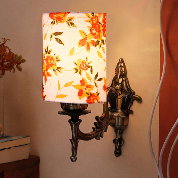 Wall Lamp - Vista Edrel Ibis Flora Cylindrical Wall Lamp